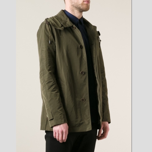 burberry olive green jacket
